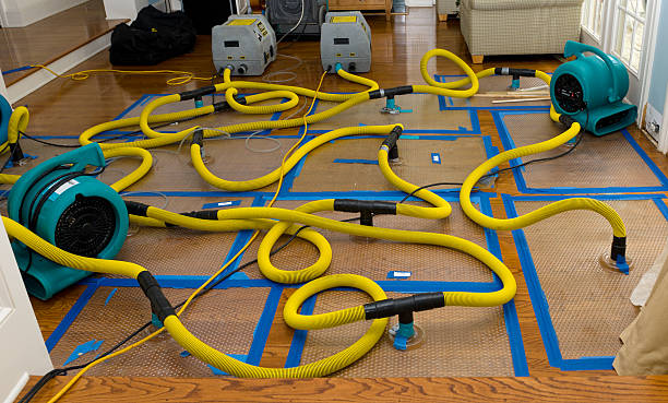 Professional Burst Pipe Water Damage technician working in Frisco, NC